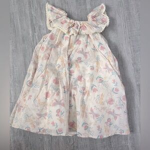 Sleeveless Pretty Pastel Floral Dress